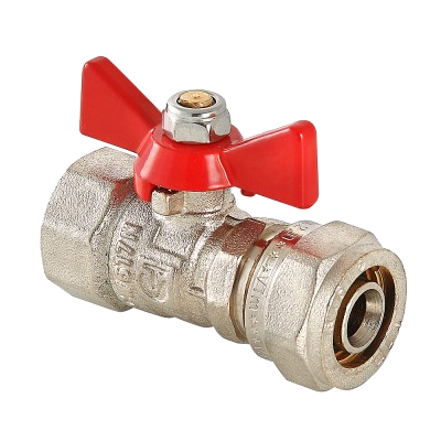 Кран шаровой с обжимным соединением VT.342.N Кран шаровой с обжимным соединением VT.342.N