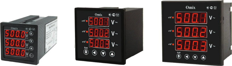 Вольтметр трехфазный щитовой Omix VX-3-0.5 Вольтметр трехфазный щитовой Omix VX-3-0.5